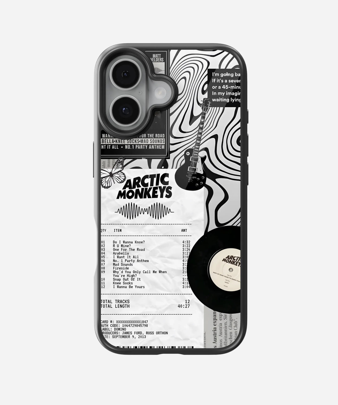 Lyrics Customised Case
